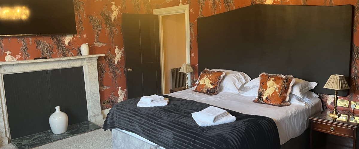 The Eskeleth five-star bedroom has a king sized bed and stunning views across Swaledale